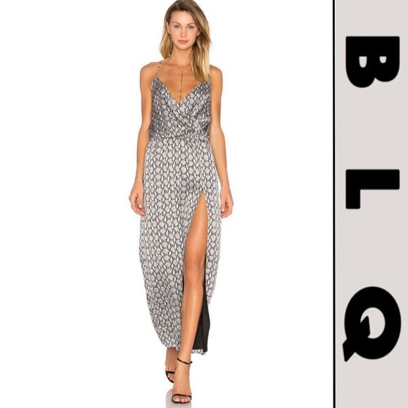 BLQ Snakeskin Maxi Dress - Picture 1 of 9